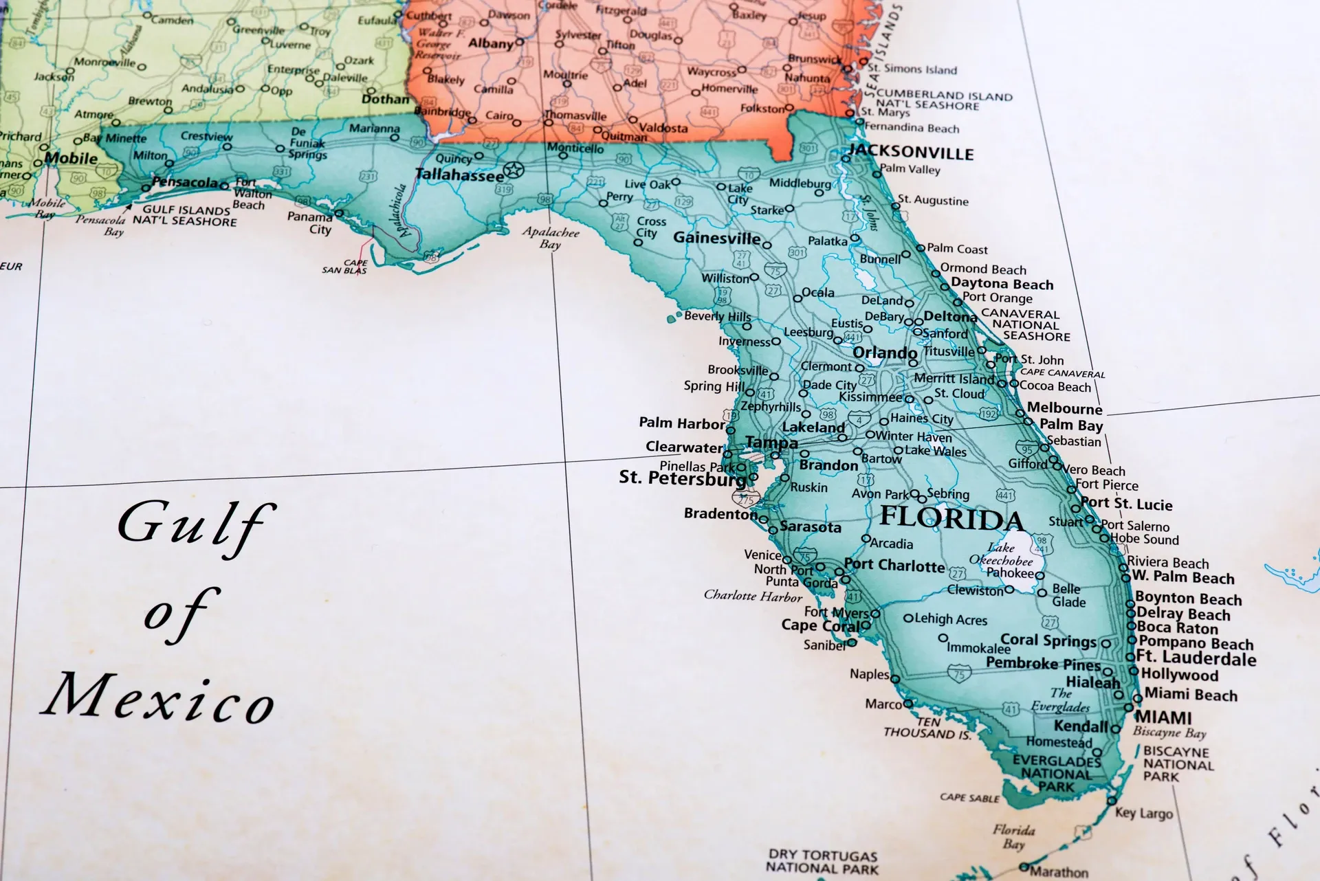 Map of Florida